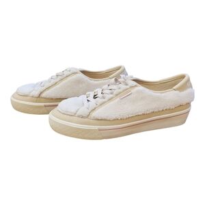 Coach Citysole Shearling Sneakers Size 8.5 White Cream